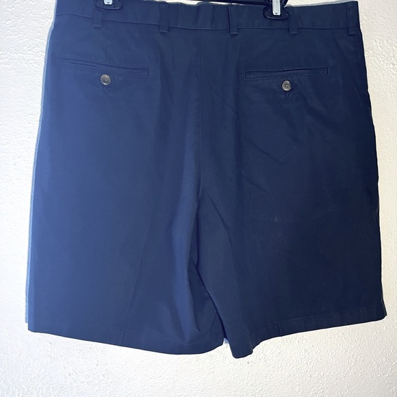 Nordstrom Navy Blue Wrinkle Free Supima Cotton Shorts Men’s Size 38W - Picture 4 of 7